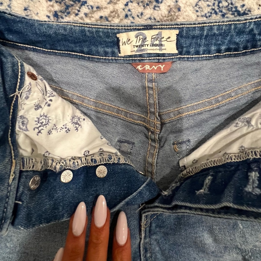 Free people Jean shorts size 24 waist